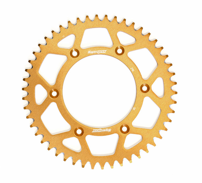 Rear sprocket aluminum 7075-T6 (ergal) 270 48T Yamaha YZ, YZ-F 1999-2018 (JTR251.48) (JTR245/2.48) gold