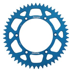 Rear sprocket aluminum 7075-T6 (ergal) 270 49T Yamaha YZ, YZ-F 1999-2018 (JTR251.49) (JTR245/2.49) blue