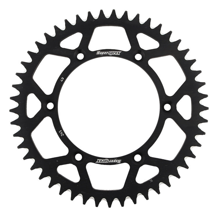 Rear sprocket aluminum 7075-T6 (ergal) 270 49T Yamaha YZ, YZ-F 1999-2018 (JTR251.49) (JTR245/2.49) black