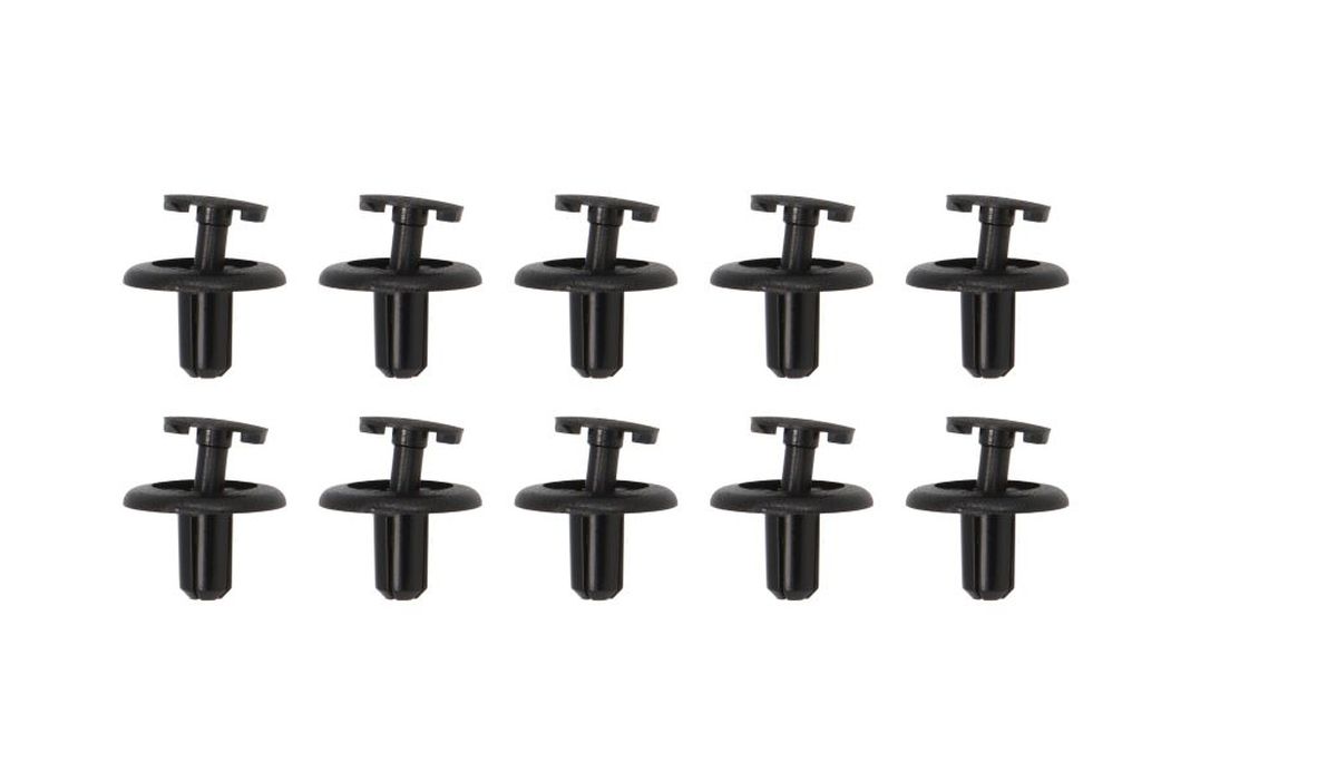 PLASTIC MOUNTING PINS (DEPTH 13MM, GR. 7MM, HEAD WIDTH 15MM, Total length 15,8MM) (10 PC.)