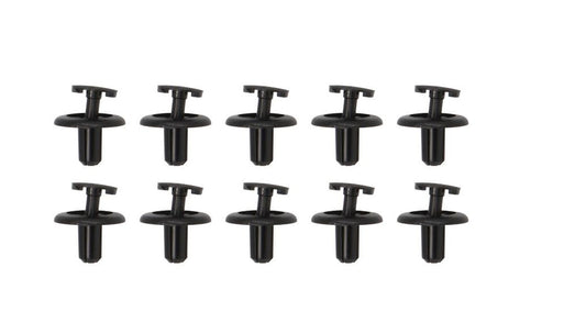 PLASTIC MOUNTING PINS (DEPTH 13MM, GR. 7MM, HEAD WIDTH 15MM, Total length 15,8MM) (10 PC.)