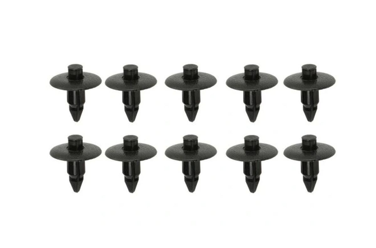 PLASTIC MOUNTING PINS (DEPTH 19MM, GR. 6,5MM, HEAD WIDTH 18MM, Total length 21MM) (10 PC.)