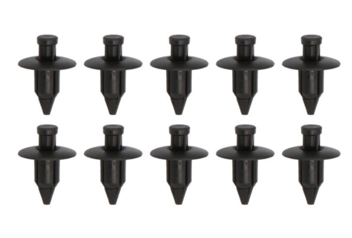 PLASTIC MOUNTING PINS (DEPTH 19MM, GR. 7MM, HEAD WIDTH 15MM, Total length 20,5MM) (10 PC.) (OEM KAWASAKI 92039-0083, SUZUKI 09409-07308-5PK, YAMAHA 36Y-28387-00 90269-07007 90269-07802)