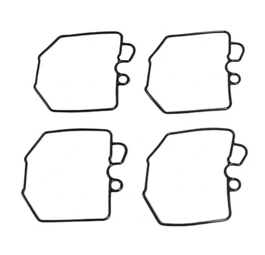 CARBURETOR FLOAT CHAMBER GASKET (4 PC.) HONDA CB 400 '78-'81, 450 NIGHTHAWK '82-'86, CX 500 '78-'82, CB/CX 650 '81-'83, 750 '79-'83, CBX 1000 '79-'82, 1100F '83, GL 1100 GOLDWING '80-'83 (Rubber VITON FLUOROCARBON)