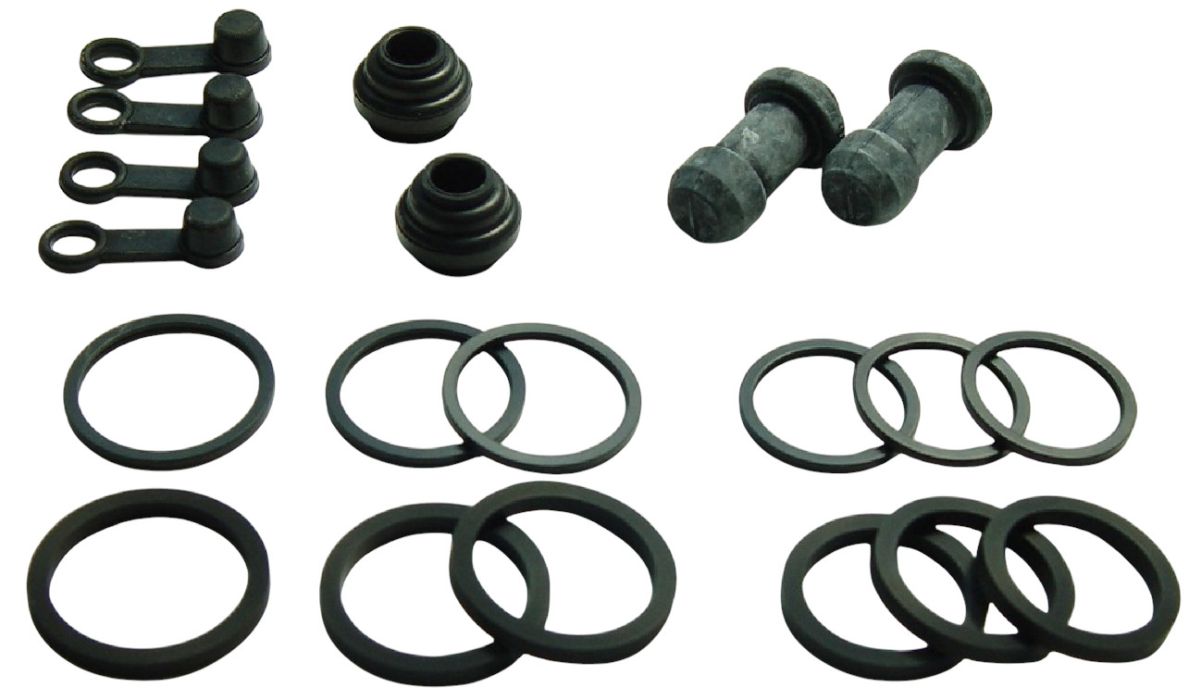 REPAIR KIT BRAKE CALIPER FRONT HONDA GL1800, CBR 1100, VFR800, VTX1800, X11 (OEM: 43353-461-771 45109-GE2-006 06451-MZ2-405 43209-MA3-006)