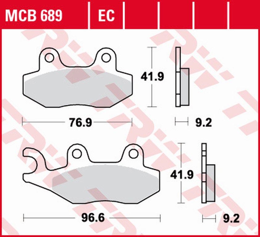 Brake pads KH228 organic Kymco 50, 125 00-17, Honda CA, CMX Rebel 95-96 front
