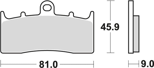 Brake pads KH294 organic BMW R 1200 C, CL 00-05, K 1200 LT 00-09, R 1100 S 01-05, R 1150 GS, Adventure, R, RS 00-06 front