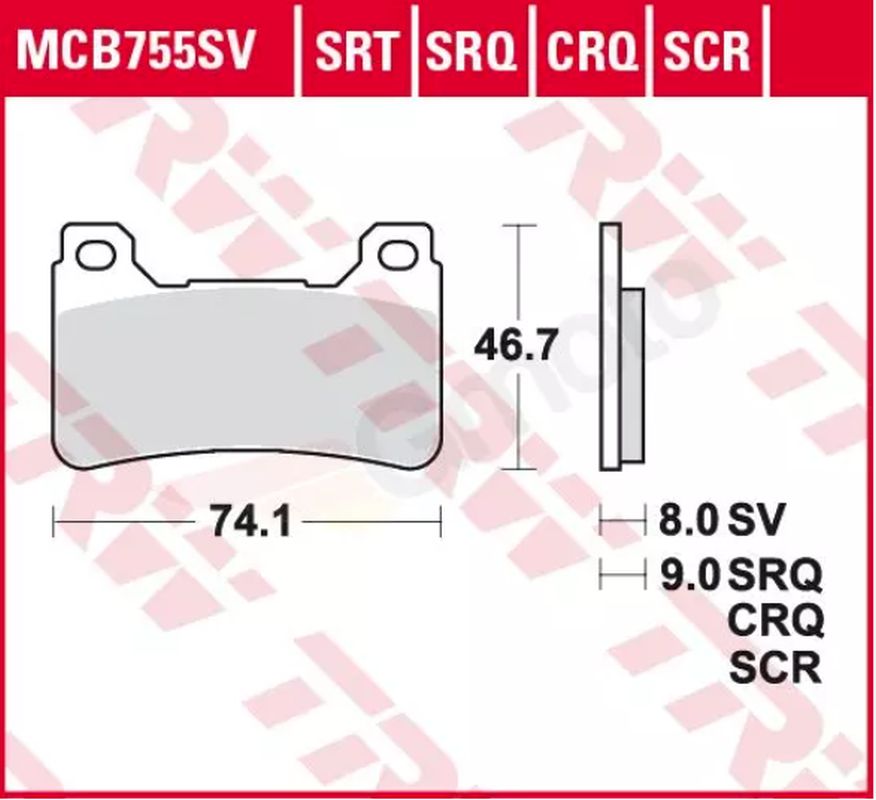 Brake pads KH390 sinter racing high-performance Honda CBR 600RR 05-16, CBR 1000RR Fireblade 04-16 front