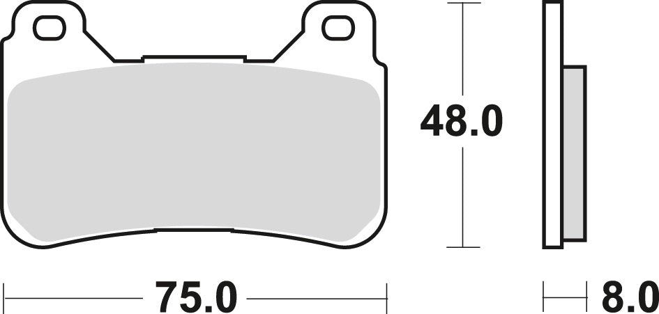 Brake pads KH390 sinter street Honda CBR 600RR 05-16, CBR 1000RR Fireblade 04-16 front