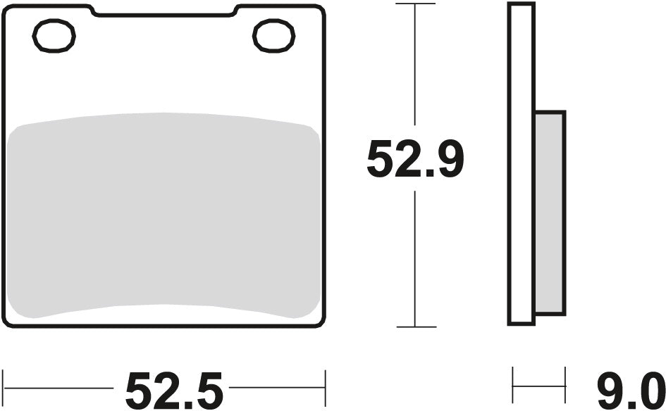 Brake pads KH63 sinter street Kawasaki ZX-7R 96-02, ZXR 750 89-95, ZRX 1100, 1200 96-04, ZX-12R/ZZR 1200 00-06 rear