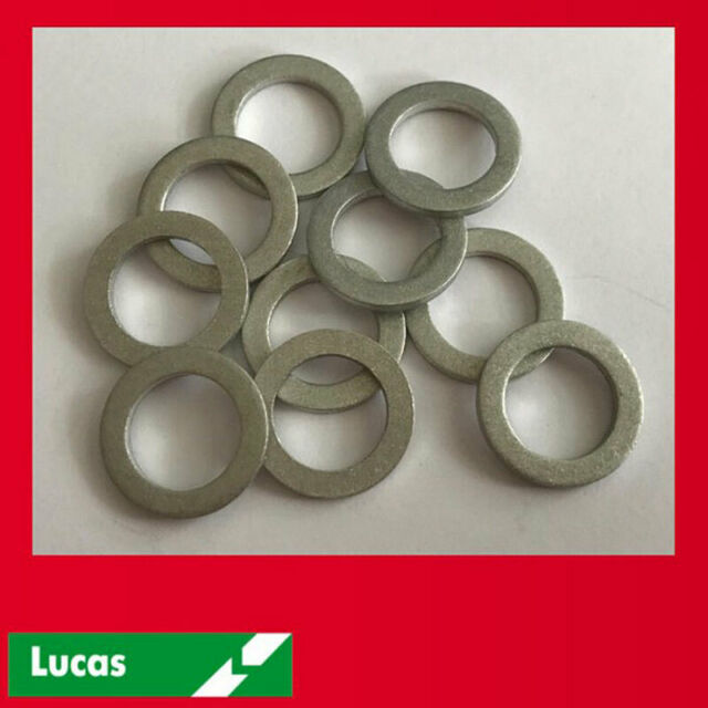 Aluminum washers for brake lines 10 mm (10 pcs)