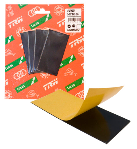 Anti-vibration shims for brake pads (4 pcs, 80x40 mm)