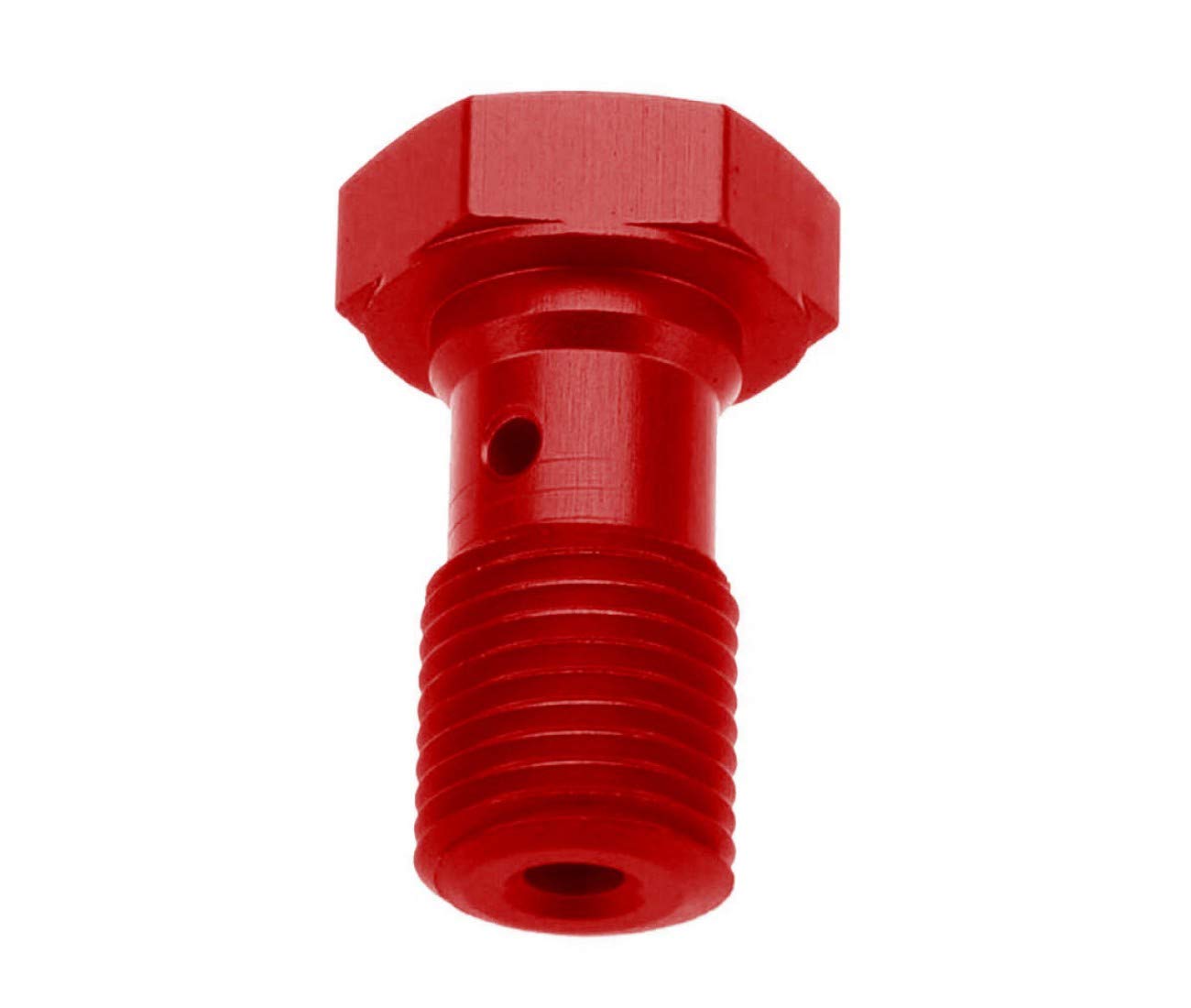 Hydraulic banjo bolt for brake lines M10 x 1.00 Brembo - red