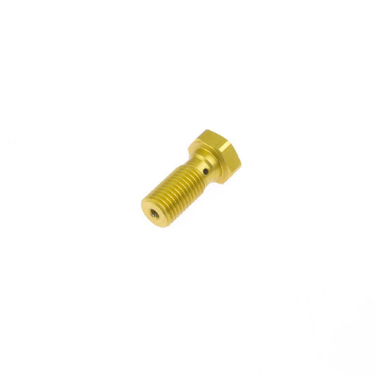 Hydraulic banjo bolt for brake lines M10 x 1.25 - gold