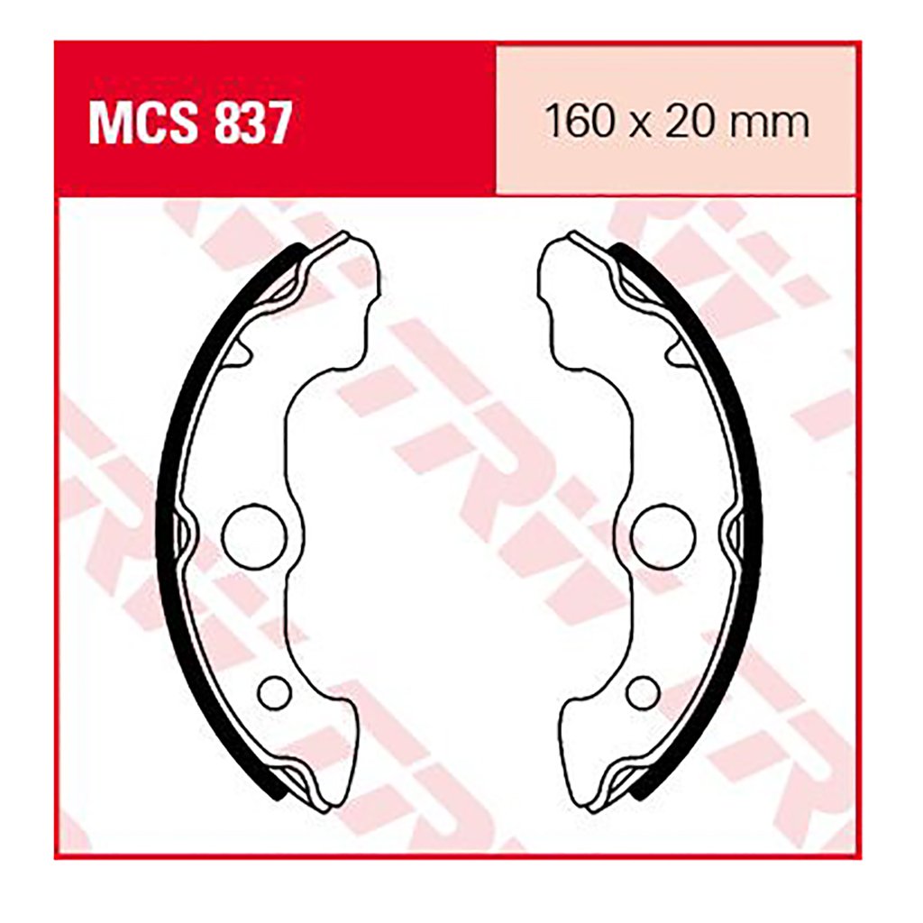 Brake shoes (160x20 mm) (H347)