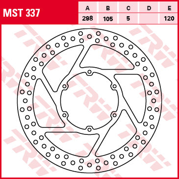 Front brake disc Aprilia Pegaso 600, 650 88-10, BMW F 650, GS, Dakar, CS, ST 94-08, G 650 GS, Xcountry, Xchallenge 08-16