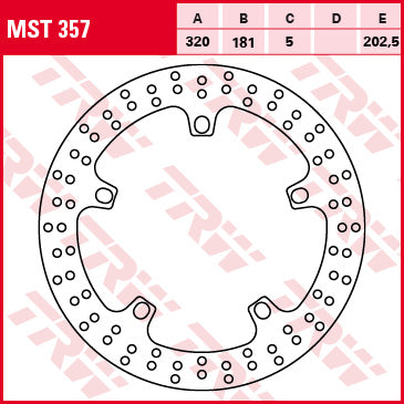Front brake disc BMW F 800 GT 13-, S 1000 R, RR, XR 09-, R 1100 S 99-05, R 1150 R, RS, RT 00-06, K 1200 LT, GT, S 99-09, K 1300 GT, R, S 09-15, K 1600 GT, GTL 11-