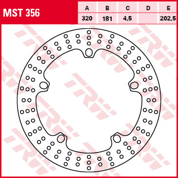 Front brake disc BMW F 800, R, S, ST 08-17, S 1000 RR 19-, R 1200 S, RT, ST, RS, R 05-16, R nineT, HP2 08-, K 1200 R 05-08
