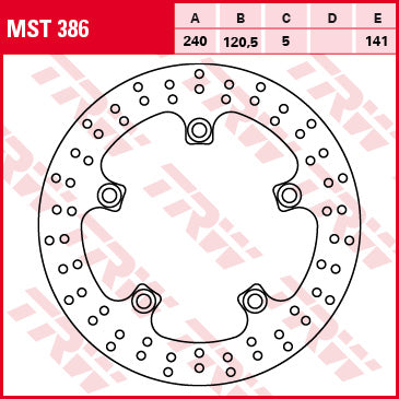 Rear brake disc Suzuki GSF 650 05-12, GSF 1200, 1250 06-17, GSR 600 06-10, SFV 650 09-16