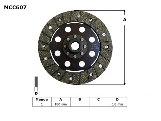 Clutch plate BMW K 1200 RS 97-05, K 1200 GT 01-05