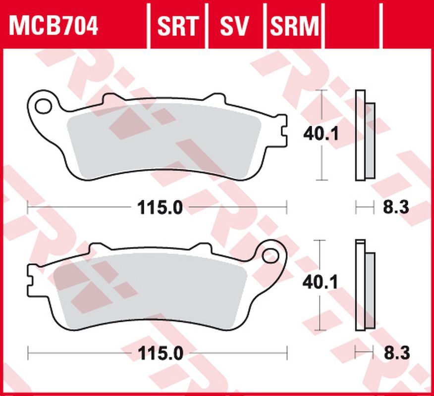 Brake pads KH281 sinter Honda FJS 600 Silver Wing 01-10, FJS 400 Silver Wing 06-08, NSS 250 Jazz 01-04 front