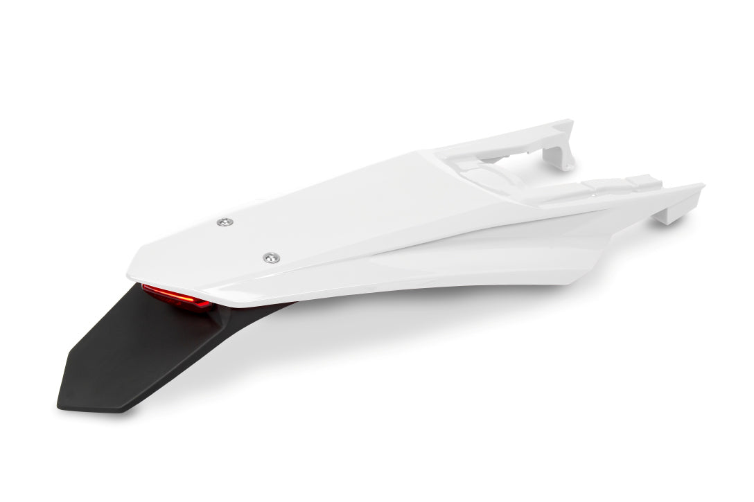 Rear fender KTM EXC/EXC-F 150/250/300/350/450/500 TBI 24-26 color white (with LED light)