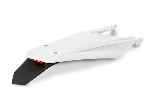 Rear fender KTM EXC/EXC-F 150/250/300/350/450/500 TBI 24-26 color white (with LED light)