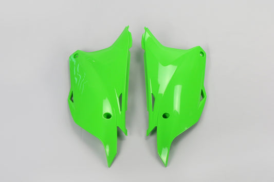 Rear side panels Kawasaki KX 85 14-25, KX 100 14-21, KX 112 22-25 color green