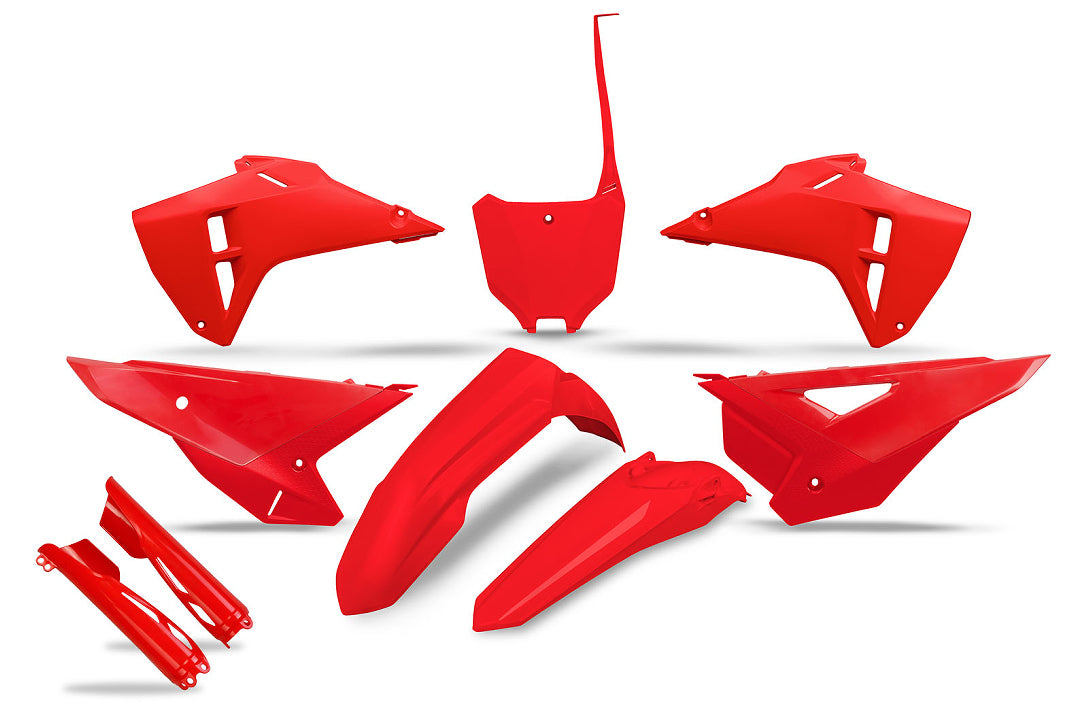 Full plastics kit with fork guards Honda CRF 250R / 450R 25 color red