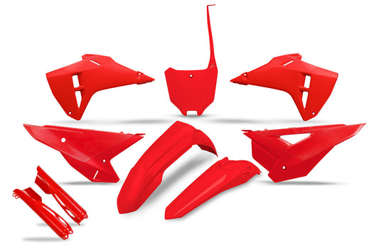 Full plastics kit with fork guards Honda CRF 250R / 450R 25 color red