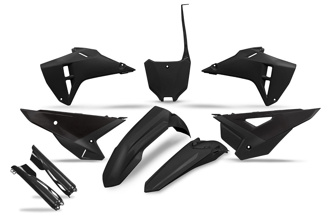 Full plastics kit with fork guards Honda CRF 250R / 450R 25 color black