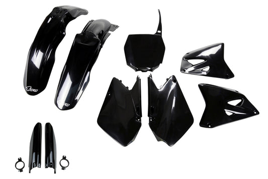 Full plastics kit with fork guards Suzuki RM 125/250 01-22 color black