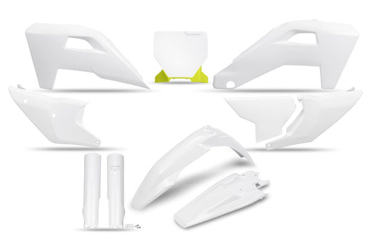 Full plastics kit with fork guards Husqvarna TC 125/150/250/300 25, TX 300 25, FC 250/350/450 25, FX 350/450 25 color OEM