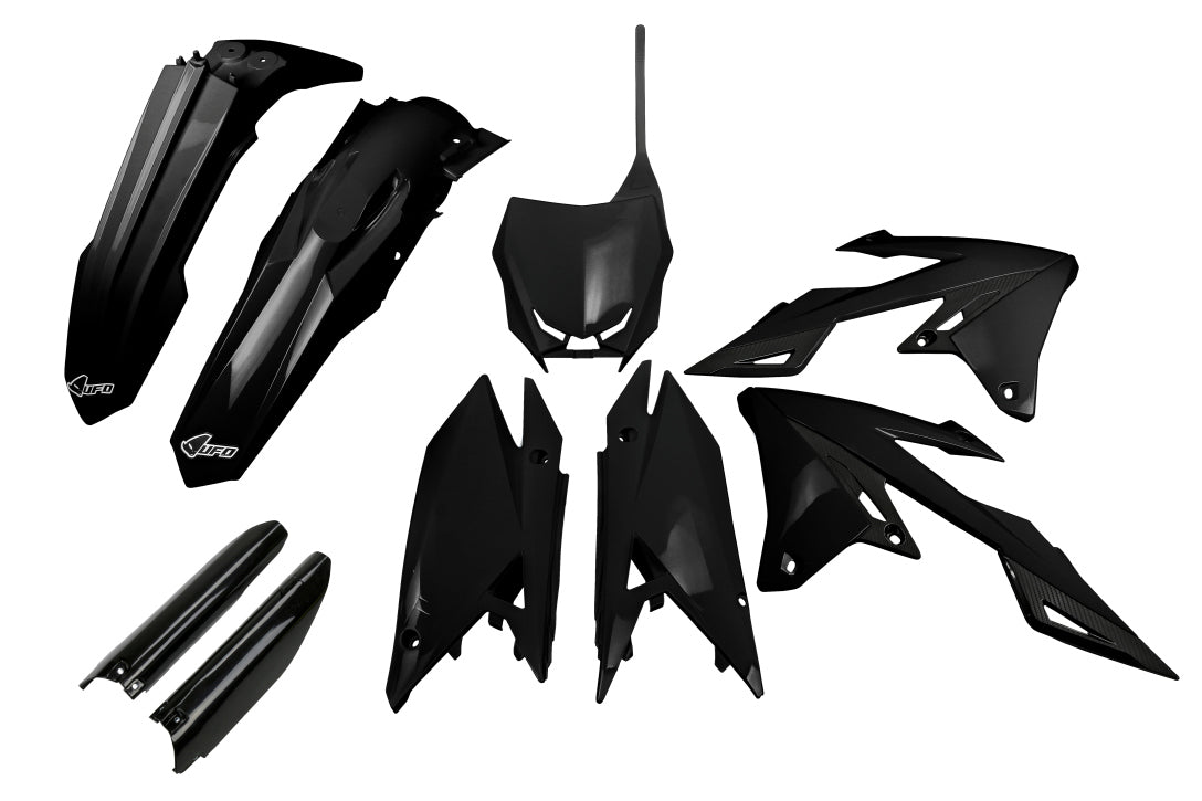 Full plastics kit with fork guards Suzuki RM-Z 250 19-25, RM-Z 450 18-25 color black
