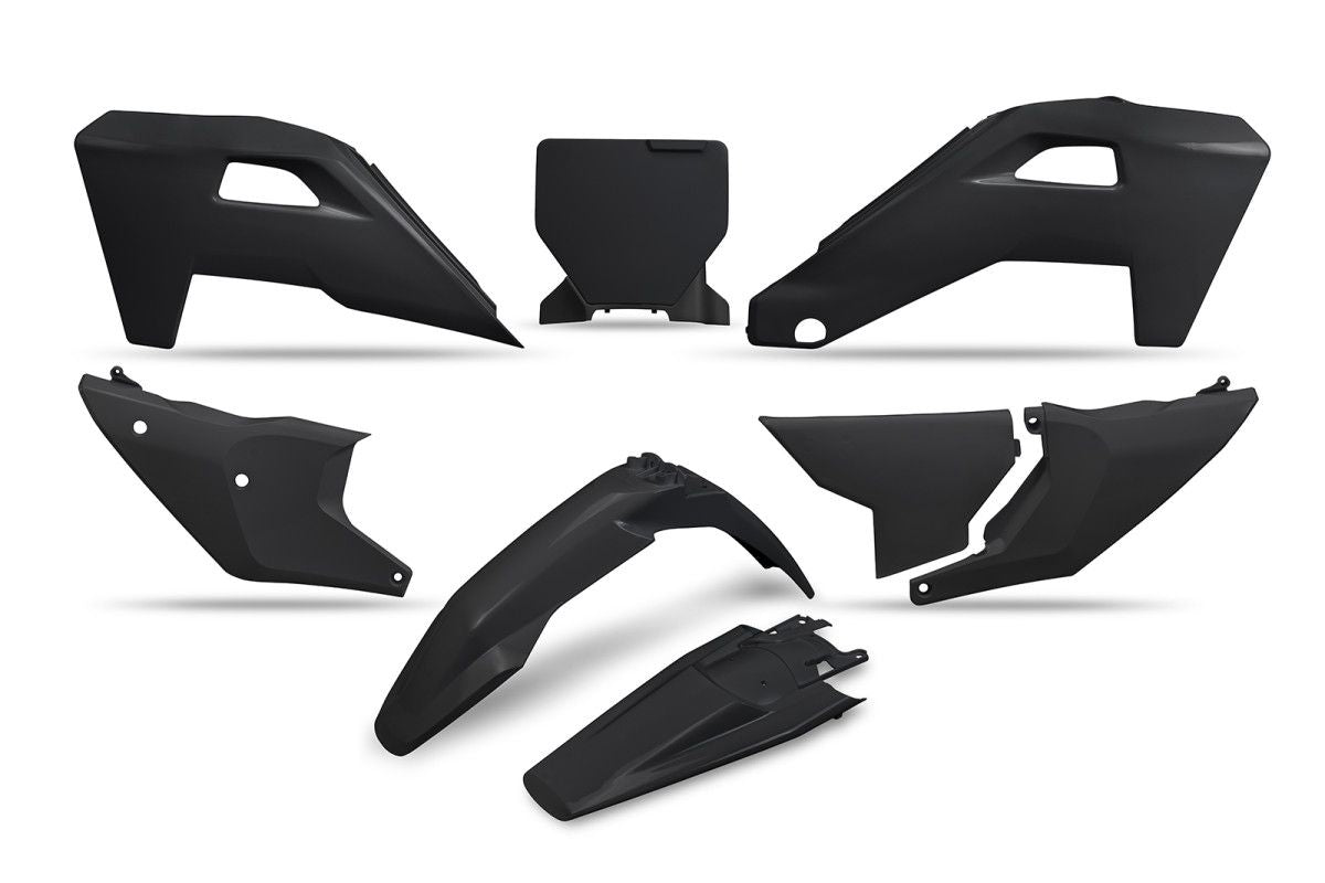 Plastics kit Husqvarna TC 125/150/250/300 25, TX 300 25, FC 250/350/450 25, FX 350/450 25 color black