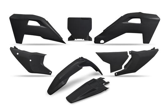 Plastics kit Husqvarna TC 125/150/250/300 25, TX 300 25, FC 250/350/450 25, FX 350/450 25 color black
