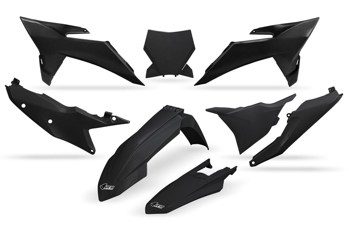 Plastics kit KTM SX 125/150/250/300 25, SX-F 250/350/450 25 color black