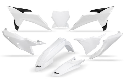 Plastics kit KTM SX 125/150/250/300 25, SX-F 250/350/450 25 color white
