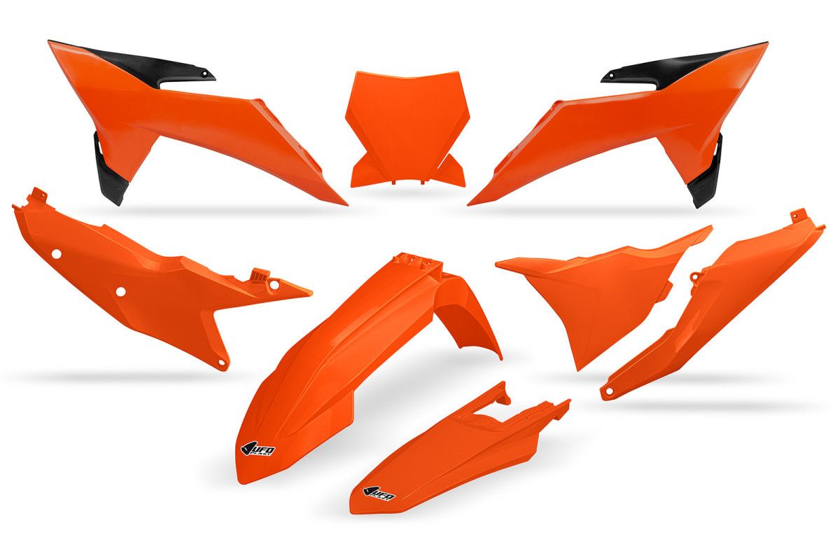 Plastics kit KTM SX 125/150/250/300 25, SX-F 250/350/450 25 color OEM (orange)