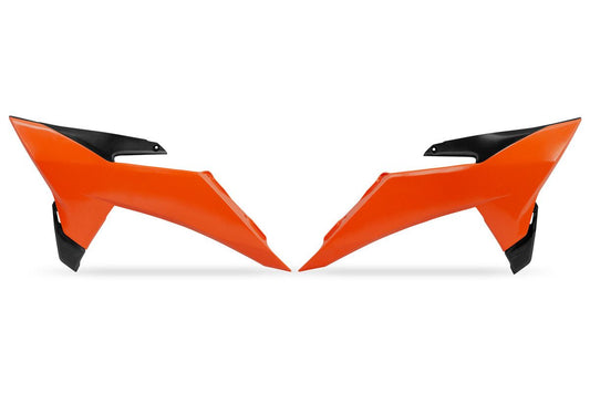 Radiator shrouds KTM SX 125/150/250/300 25, SX-F 250/350/450 25 color orange