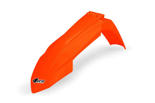 Front fender KTM SX/SXF (SX-F) 125/250/300/350/450F TBI 23-26, EXC/EXCF (EXC-F) 150/250/300/350/450/500 TBI 24-26 color orange fluo