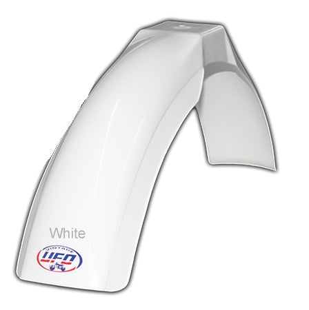 Front fender vintage cross enduro 75-79 color white