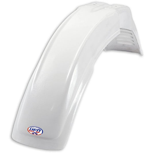 Front fender vintage cross enduro 83-89 OEM KTM, Husqvarna color white