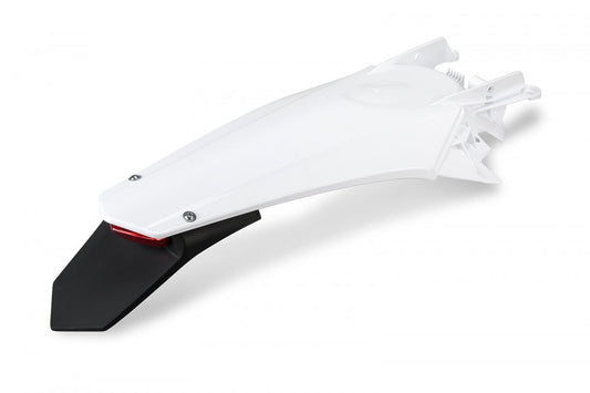 Rear fender Gas Gas EC/EC-F 21 color white (enduro with LED light)