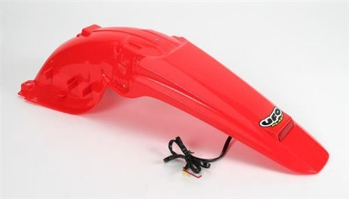 Rear fender Honda CRF 450 X 05-09 with LED light color red