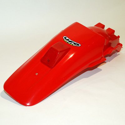 Rear fender Honda XR 650 R 00-07 with lamp lens color red