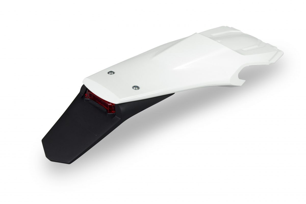 Rear fender Husqvarna TE/TC 150/250/300, TX 250/300, FE 250/350/450/501 20-21 color white (enduro with LED light)