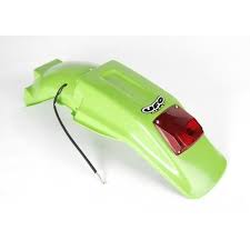 Rear fender Kawasaki KDX 200 90-94 with light color green