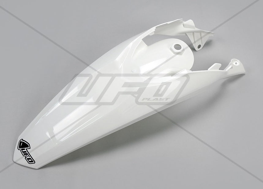 Rear fender KTM EXC 12-16 (with pins) color white