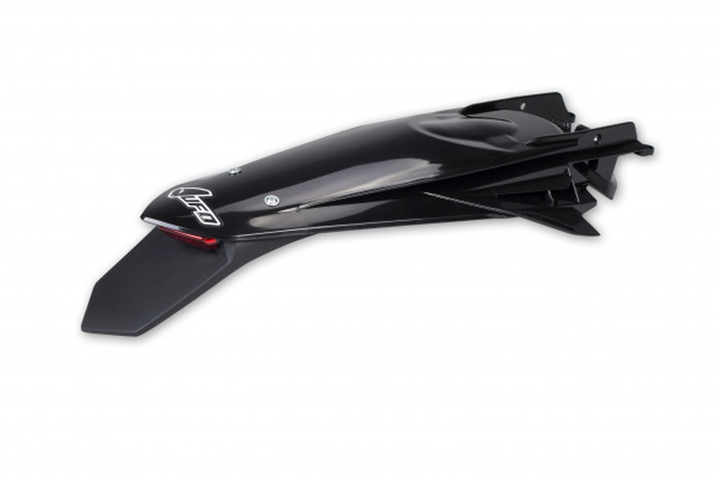 Rear fender KTM EXC 125 20-21, EXC/EXC-F 150/250/300/350/450/500 TPI 20-2023 color black (enduro with LED light)